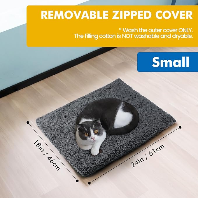 Self Warming Cat Bed Self Heating Cat Dog Mat 24 x 18 inch Extra Warm Thermal - Image 5