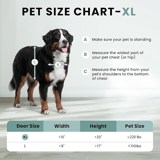 3-Flap Insulated Aluminum Dog Door - Image 2