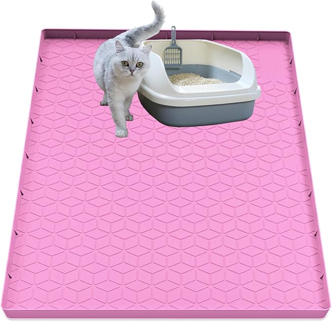Cat Litter Mat, Silicone Large Cat Mat by Jacooxi