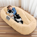 Human Dog Bed for Adults & Pets, Blanket & Strap, Orthopedic Washable Lounger by WROS