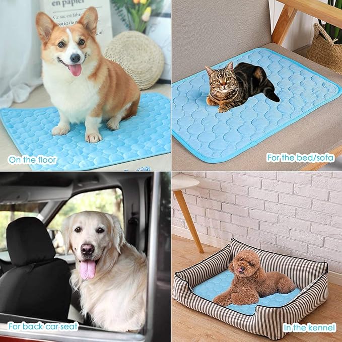 SOMOYA Dog Self Cooling Mat Pet Washable Cooling Pads Blanket Sleeping Kennel - Image 6