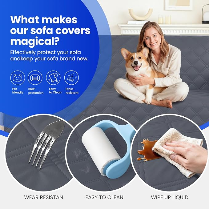 Waterproof Dog Bed Cover Pet Blanket, Soft Couch Cover - Image 6