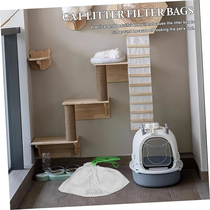 7Pcs Cat Litter Filter Bags Easy Pick Up Litter Cleaning Supplies - Image 9