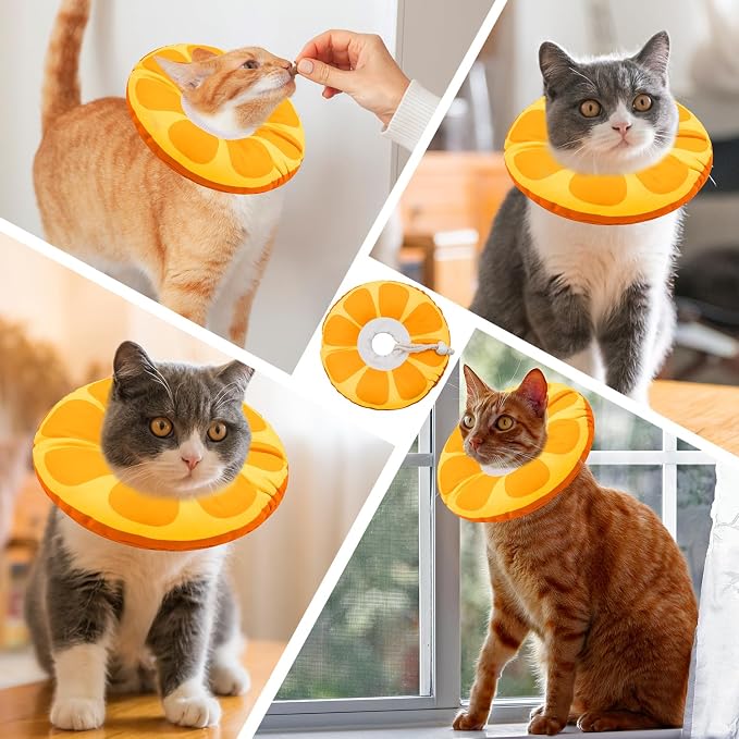Cat Cone Collar Soft, Adjustable Cat Recovery Collars - Image 7