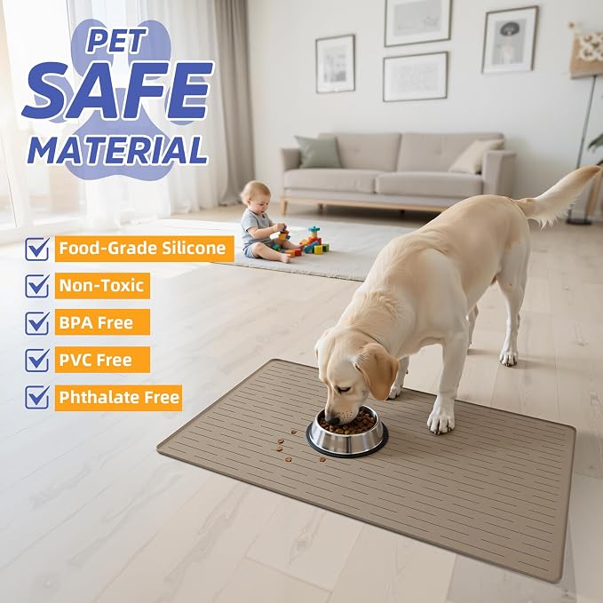 Large Dog Mats for Food and Water - Image 4