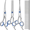 Professional 4 in 1 Dog & Cat Grooming Scissors Kit by Unknown