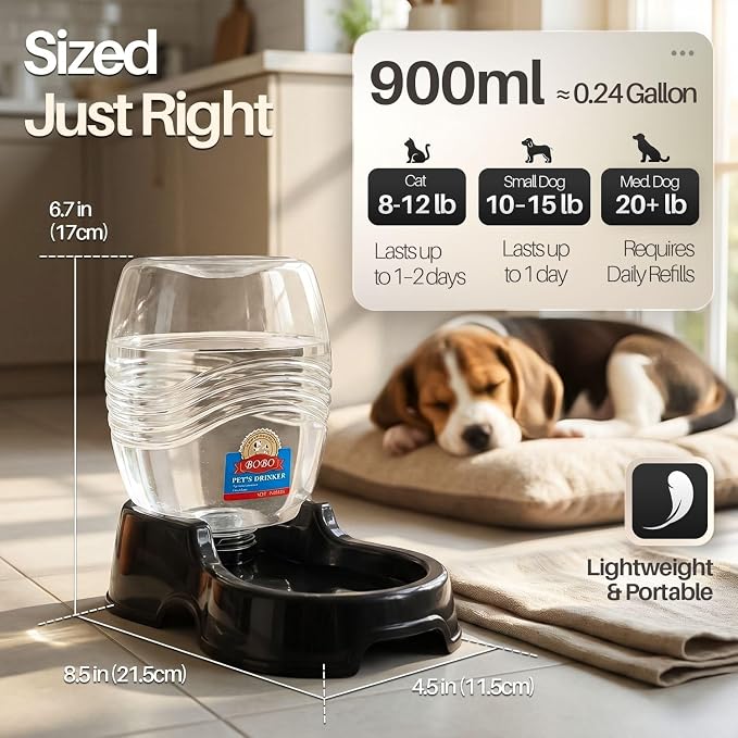 Flexzion Automatic Gravity Pet Waterer - Image 5
