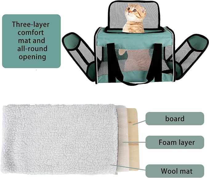 Small Animal Travel, Carrier for Hedgehog Rat Parrot Bird Guinea Pig, Lizards - Image 2