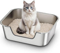 Stainless Steel Cat Litter Box by Unknown