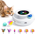 ORSDA 2in1 Interactive Toys for Indoor Cats, Timer Auto On/Off, Cat Toy Balls & by ORSDA