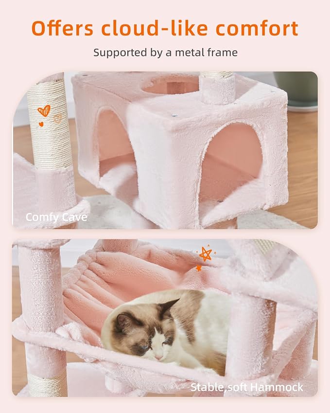 Taoqimiao Cat Tree 71-Inch, Cat Tower - Image 6