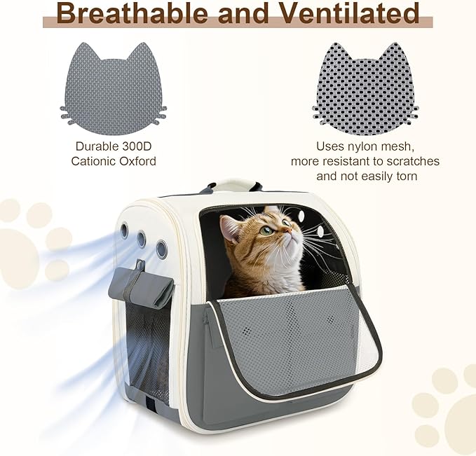 Airline Approved Cat Carrier Backpack - Image 4