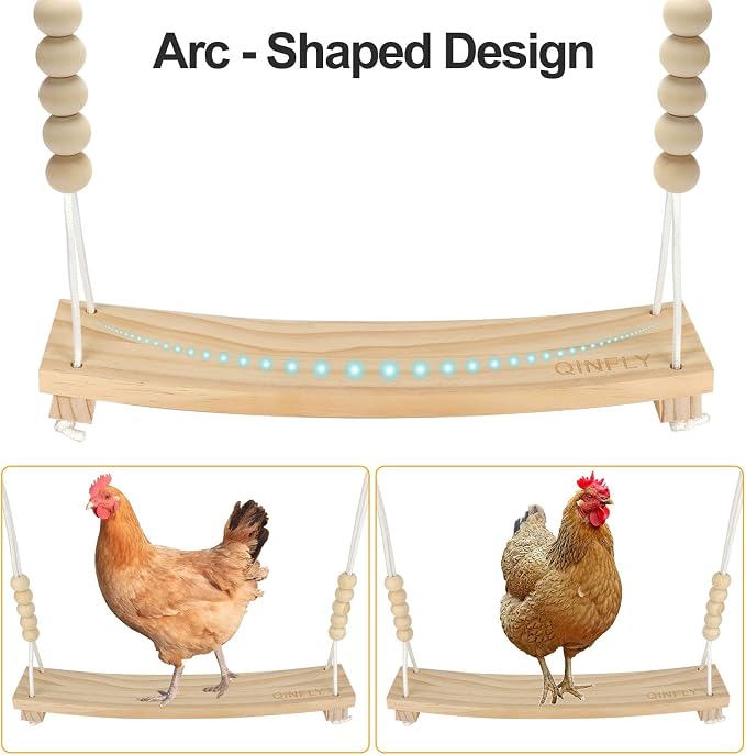 3PCS Chicken Toys for Coop Accessories, Chicken Swing, Vegetable Hanging Feeder - Image 3