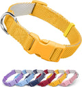 Dynmeow Soft and Breathable Cotton Dog Collar, Durable Adjustable Heavy-Duty by Dynmeow