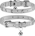 Leather Cat Collars for Boy Girl Cats by DILLYBUD