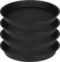 4 Pack of 14 inch Plant Saucer, Heavy Duty Plant Saucer 14 inch Round, Plastic by Bleuhome
