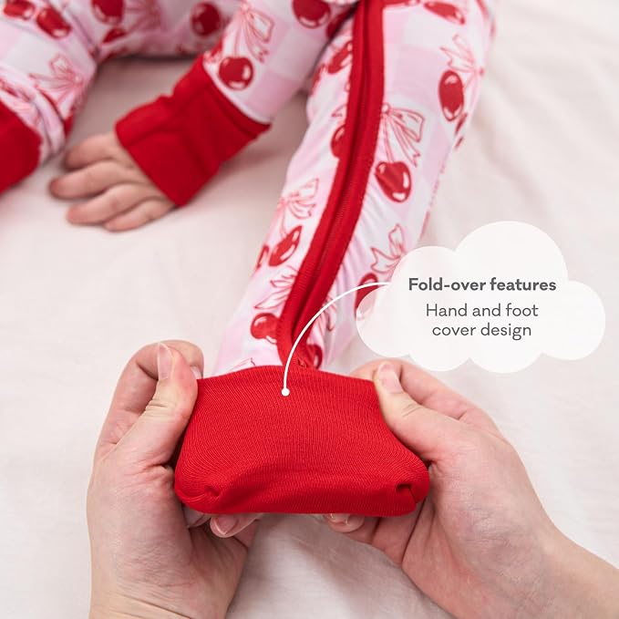 pureborn Baby Infant Boys Girls Sleeper Snug Fit Viscose from Bamboo Pajamas - Image 6