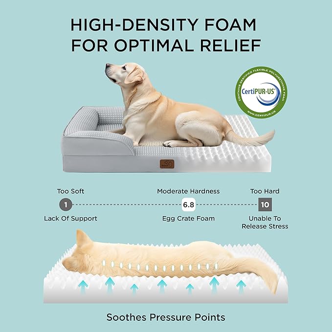 Bedsure Orthopedic Dog Bed Medium Size Dogs - Image 3