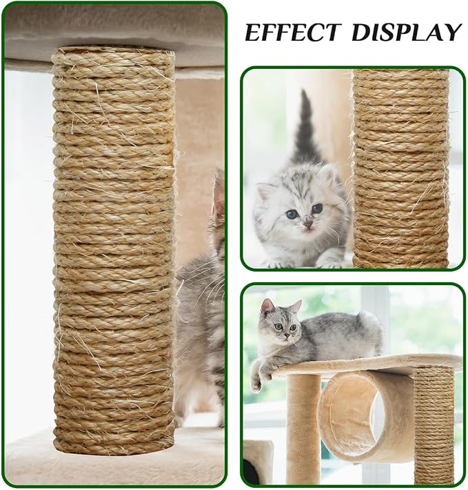 Natural Sisal Rope 1/4 Inch by 65-Feet - Image 5