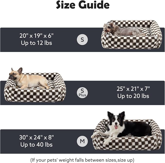JOEJOY Small Dog Bed for Small Dogs, Rectangle Washable Orthopedic Corduroy - Image 5