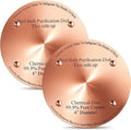2 Pcs Bird Bath Copper Disk, 0.6mm Thick Reinforced 99.99% Pure Copper Birdbath by Unknown