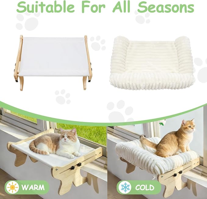 cat Window Perch for Indoor Cats Large Window Hammock - Image 4