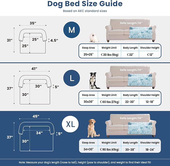 Calming Extra Large Dog Couch Bed - Image 2