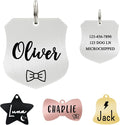 Ultra Joys Cat ID Tag Personalized Pet Tags, Durable Stainless Steel Small Pet by UltraJoys