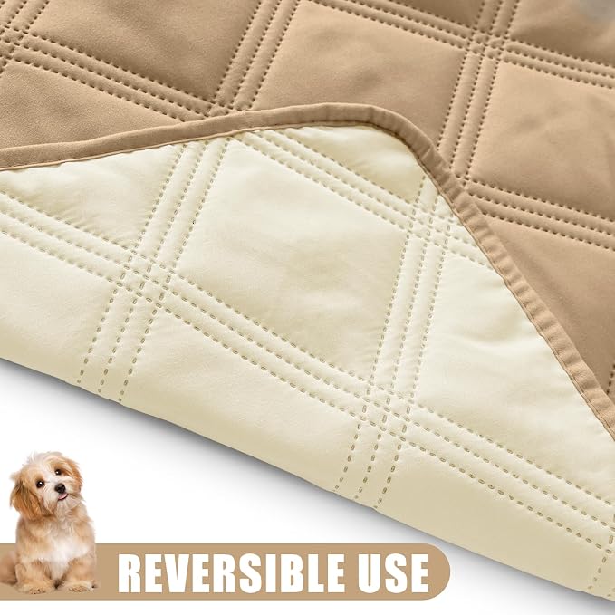 Smiry Waterproof Dog Bed Cover Blanket 82x102, Soft Reversible Pet Blanket - Image 3