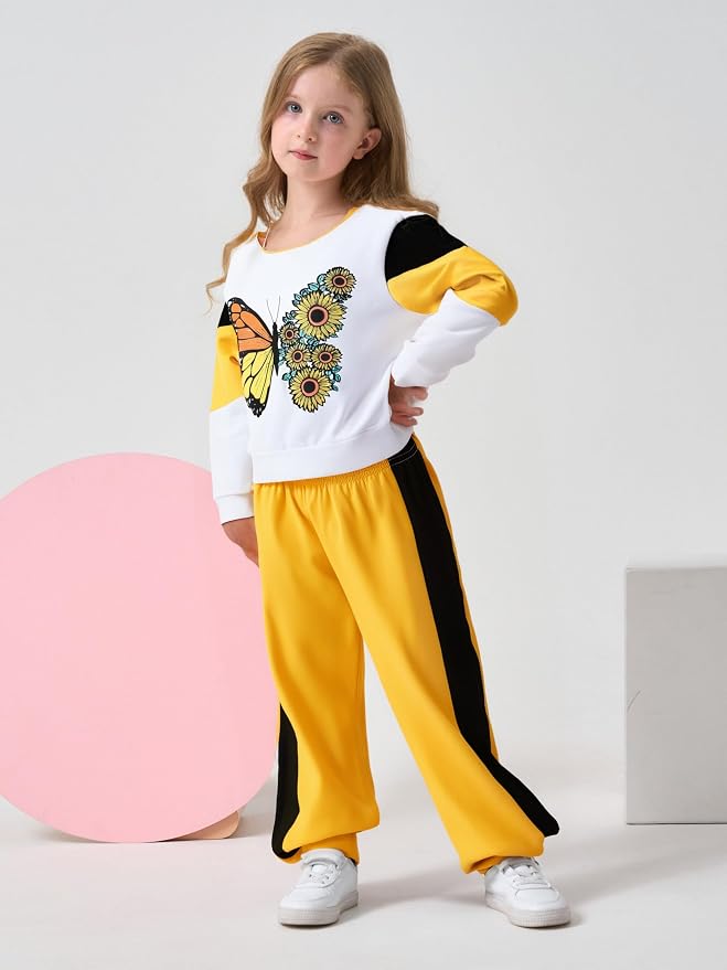 Toddler Baby Girls Clothes Long-sleeve Tie Dye Hoodie Sweatshirt Pants Hooded - Image 6