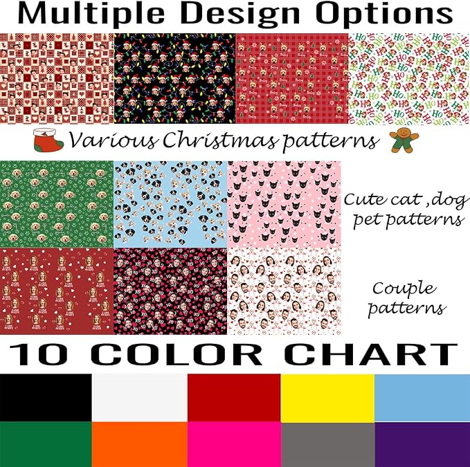 Custom Pajamas Pants with Photo - Image 3