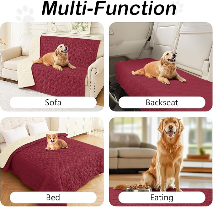hyha Waterproof Dog Bed Blanket, Soft Pet Blankets, Waterproof Couch Cover - Image 6