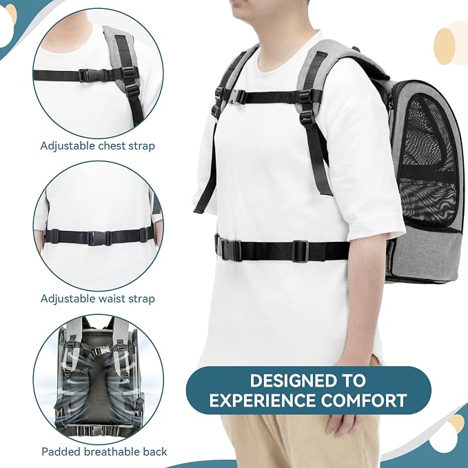 Petsfit Dog Backpack Carrier, Cat Backpacks Expandable - Image 6