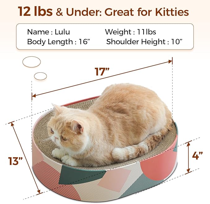 ComSaf Cat Scratcher Cardboard Bed Lounge Couch - Image 2