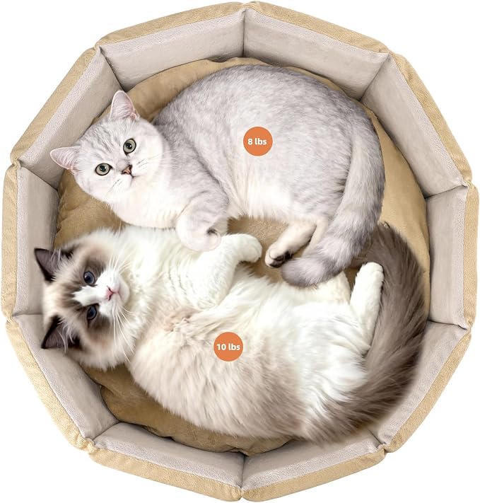 PJYuCien Premium Orthopedic Memory Foam Round Pet Bed by PJYuGienPetGarden