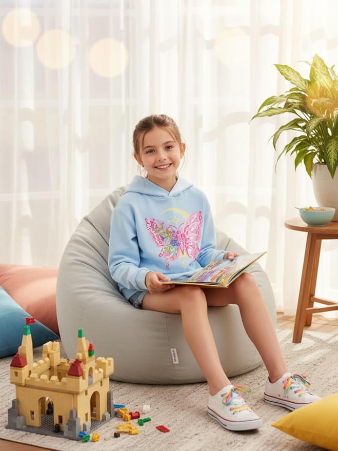 WELAKEN Sweatshirts for Girls Toddler & Kids II Little Girl's Pullover Tops - Image 3