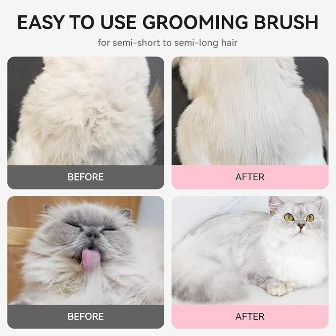 Aumuca Cat Brushes for Indoor Cats, Cat Hair Brush for Shedding, Cat Brush for - Image 7