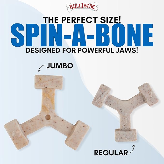 Bullibone Nylon Dog Chew Toy Spin-a-Bone - Image 5
