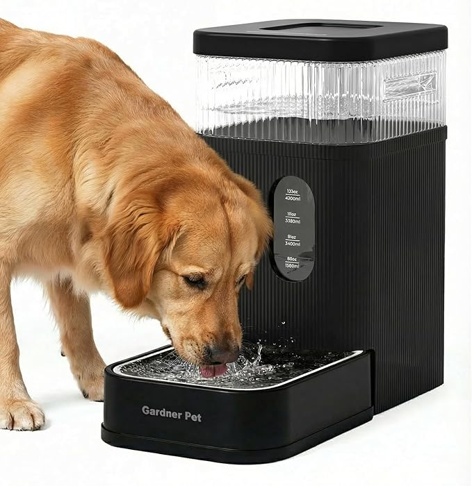 Gardner Pet 2.2 Gallon Automatic Dog Water Bowl Dispenser 8.5L Gravity Water by GardnerPet