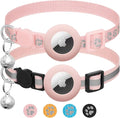 2 Pack Airtag Cat Collar Breakaway by LAFAYIspecializesinpetcollars