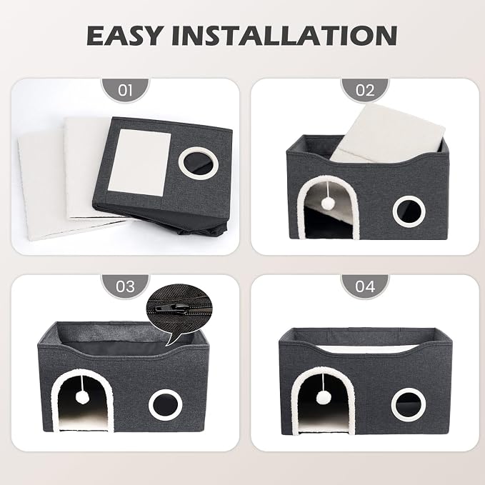 Heeyoo Cat House for Indoor Cats - Image 8