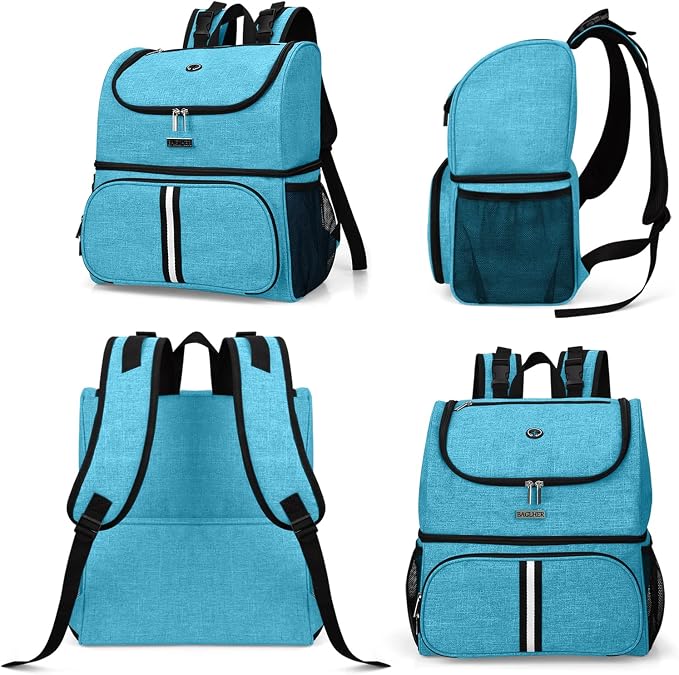 BAGLHER Pet Travel Bag, Double-Layer Pet Supplies Backpack, Pet Travel Backpack - Image 2