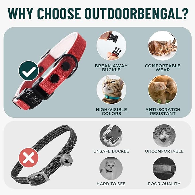 OutdoorBengal Durable Cat Collar Breakaway - Image 3