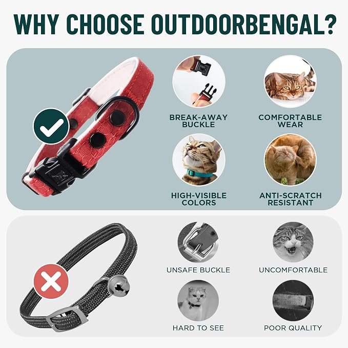 OutdoorBengal Pink Cat Collar Breakaway - Image 3