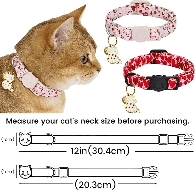 Elegant little tail 2 Pack Cat Collar- St. Patrick's Cat Collars Breakaway - Image 6