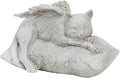 Holiberty Cat Angel Figurine Memorial Pet Stone Statue by Holiberty