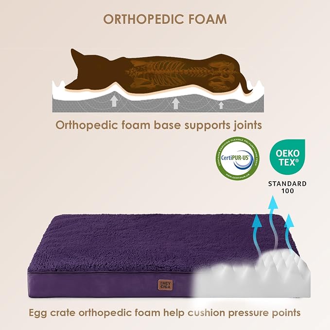 EHEYCIGA Orthopedic Medium Dog Beds - Image 3