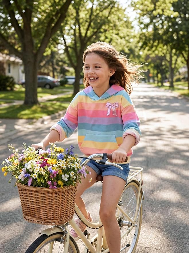 WELAKEN Sweatshirts for Girls Toddler & Kids II Little Girl's Pullover Tops - Image 4