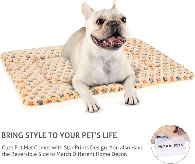 Mora Pets Dog Bed Crate Pad Ultra Soft Pet Bed - Image 6