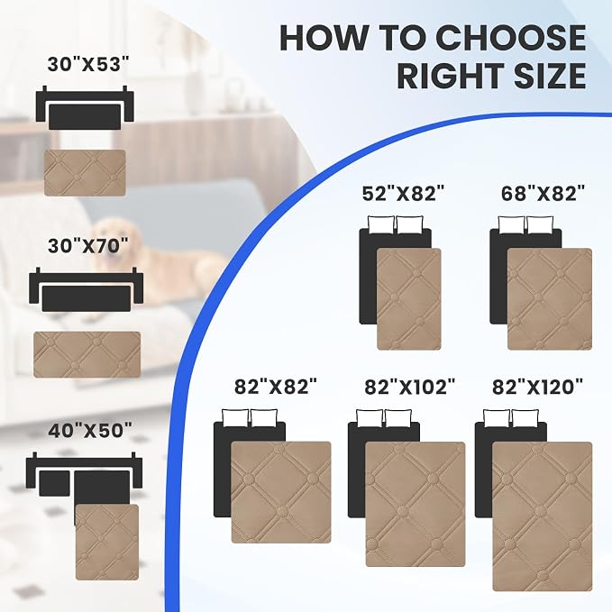 Waterproof Dog Bed Cover, Non-Slip Dog Blanket - Image 4